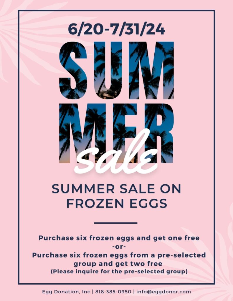 Summer sale on all our frozen eggs